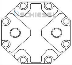 více o produktu - Těsnění kovové k ventilové desce HA/HG(X), 50196, Bock